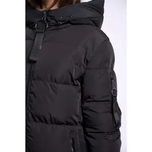 Women's long hooded down jacket Rino & Pelle Jade image-3