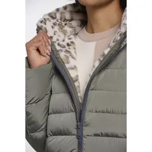 Women's long hooded down jacket Rino & Pelle Keilafur image-2