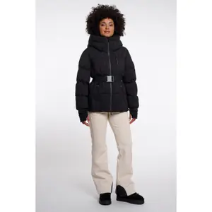 Women's belted puffer jacket Rino & Pelle Sharina image-3