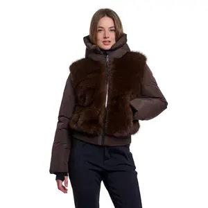 Women's Fur-lined Puffer Jacket Rino & Pelle Vanesa image-0
