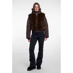 Women's Fur-lined Puffer Jacket Rino & Pelle Vanesa image-1