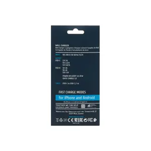 Carregador com cabo USB-C/USB-C Rivacase PS4102 WD4 + QC3.0, USB-A + USB-C image-3