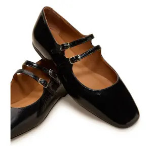 Glossy Leather Baby Shoes for Girls Rivecour n°128 image-1