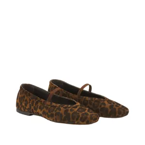 Damen Ballerinas aus bedrucktem Leder Rivecour n°136
