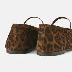 Damen Ballerinas aus bedrucktem Leder Rivecour n°136 image-2