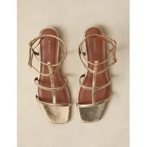 Cracked Leather Sandals Women Rivecour n°210 image-1