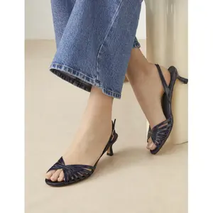 Glossy Leather Sandals Women's Rivecour n°460 image-2