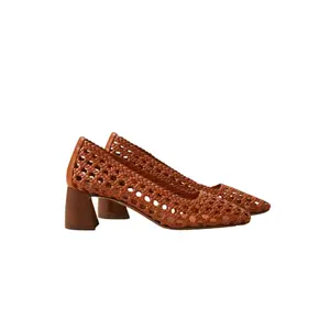 Women's leather heels Rivecour n°528