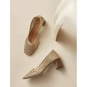 Cracked Leather Heels Women Rivecour n°528 image-3