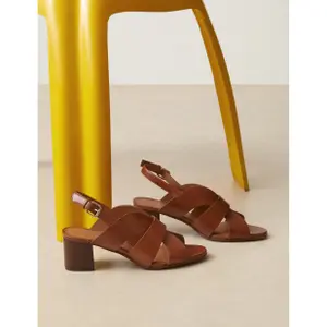 Women's leather sandals Rivecour n°551 image-2