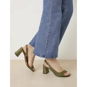 Glossy Leather Sandals Women's Rivecour n°674 image-3