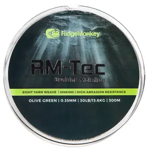 Treccia per carpe ridge monkey rm-tec braided mainline 300m image-0