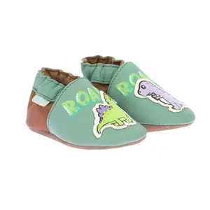 Baby boy slippers Robeez Roar image-2