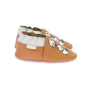 Baby girl slippers Robeez Pandi image-1