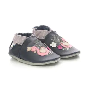 Girl's slippers Robeez So Shiny Swan image-0