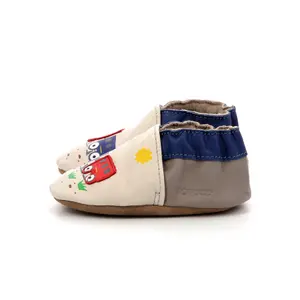 Baby boy slippers Robeez Funny Train image-3