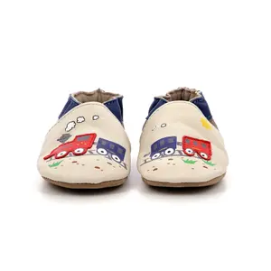 Baby boy slippers Robeez Funny Train image-4