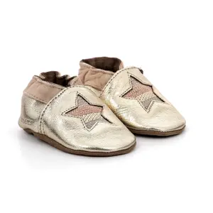 Girl's slippers Robeez Star Stripe image-0