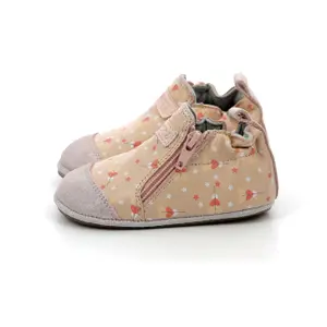 Baby girl slippers Robeez Festive Hearts image-1