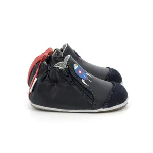 Baby boy slippers Robeez Mini Galactic image-0
