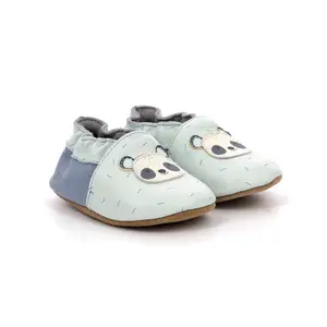Baby boy slippers Robeez Panda Master image-1