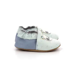 Baby boy slippers Robeez Panda Master image-0