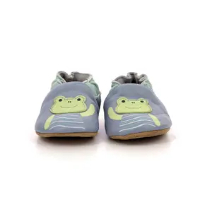 Baby boy slippers Robeez Froggy Rain image-4