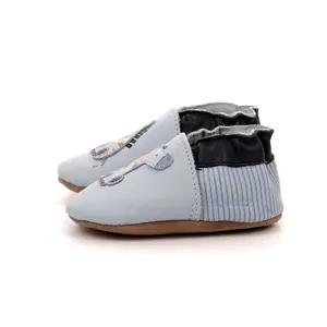 Baby boy slippers Robeez Zebra image-3