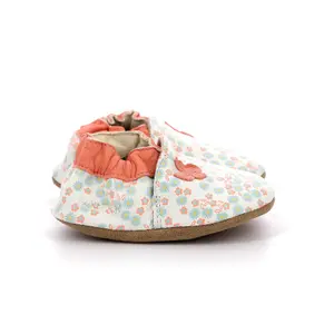 Baby girl slippers Robeez Daisy Summer image-0