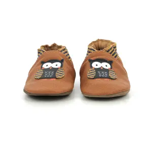 Baby boy slippers Robeez Hibou Choux image-4