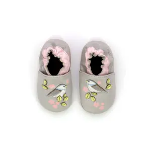 Baby girl slippers Robeez Nice Birds image-4