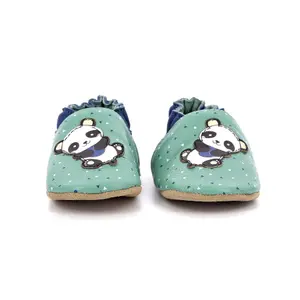Baby boy slippers Robeez Playing Panda image-2