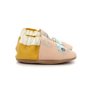 Baby boy slippers Robeez Vintage Rest image-0