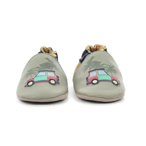 Baby boy slippers Robeez Rainbow Car image-3
