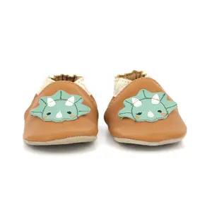 Baby boy slippers Robeez Triceradino image-3