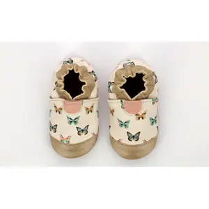 Baby girl slippers Robeez Crazybutterfly image-3