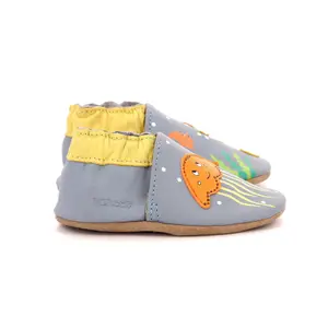 Baby boy slippers Robeez Seabed image-0