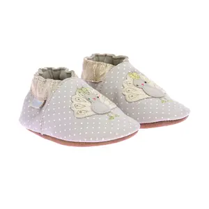 Baby girl slippers Robeez Peacock Season image-1