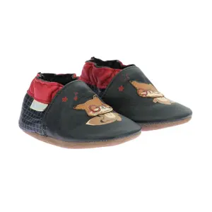 Baby boy slippers Robeez Foxy Dance image-0