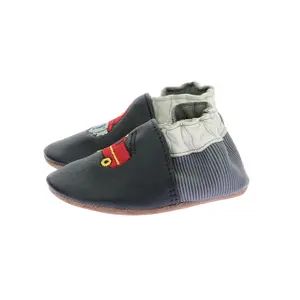 Skórzane kapcie dla chłopca Robeez Badge Fire image-2