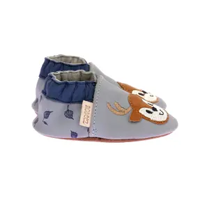 Baby boy slippers Robeez Deerboy image-0