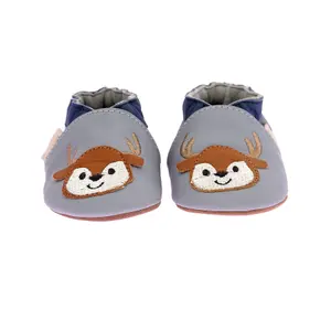 Baby boy slippers Robeez Deerboy image-3