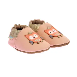 Baby girl slippers Robeez Sweet Owl image-0