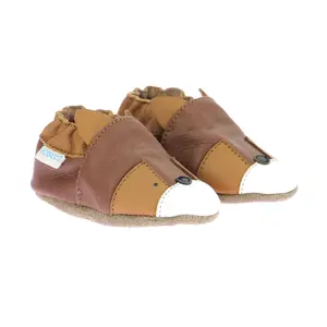 Baby boy slippers Robeez Easy Heart image-0