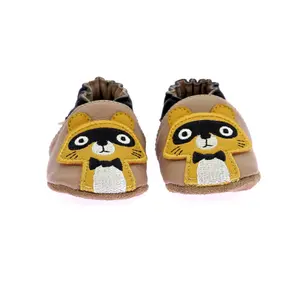 Baby boy slippers Robeez Raycoon image-4