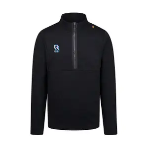 Children's 1/2 zip cotton tracksuit jacket Robey Sportswear Off Pitch image-0