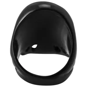 Anillo de acero Rock à Gogo Big Black Skull image-2