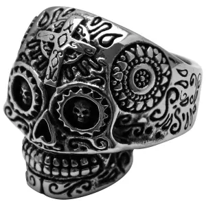 Anillo de acero Rock à Gogo Calavera image-0