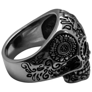 Anillo de acero Rock à Gogo Calavera image-2