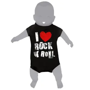 Baby bodysuit Rock à Gogo I Love Rock N' Roll image-0